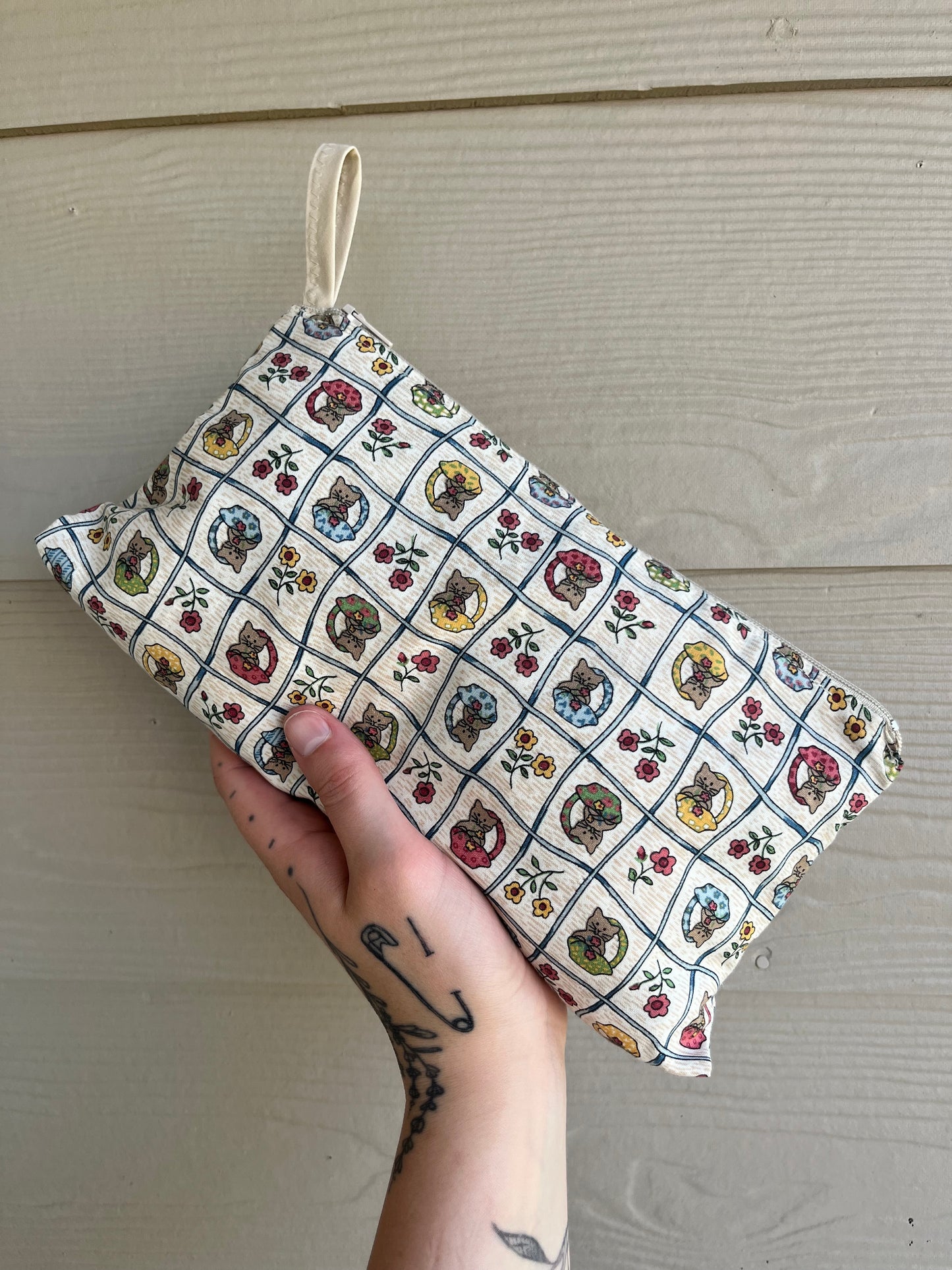 Basket Cats Zipper Pouch
