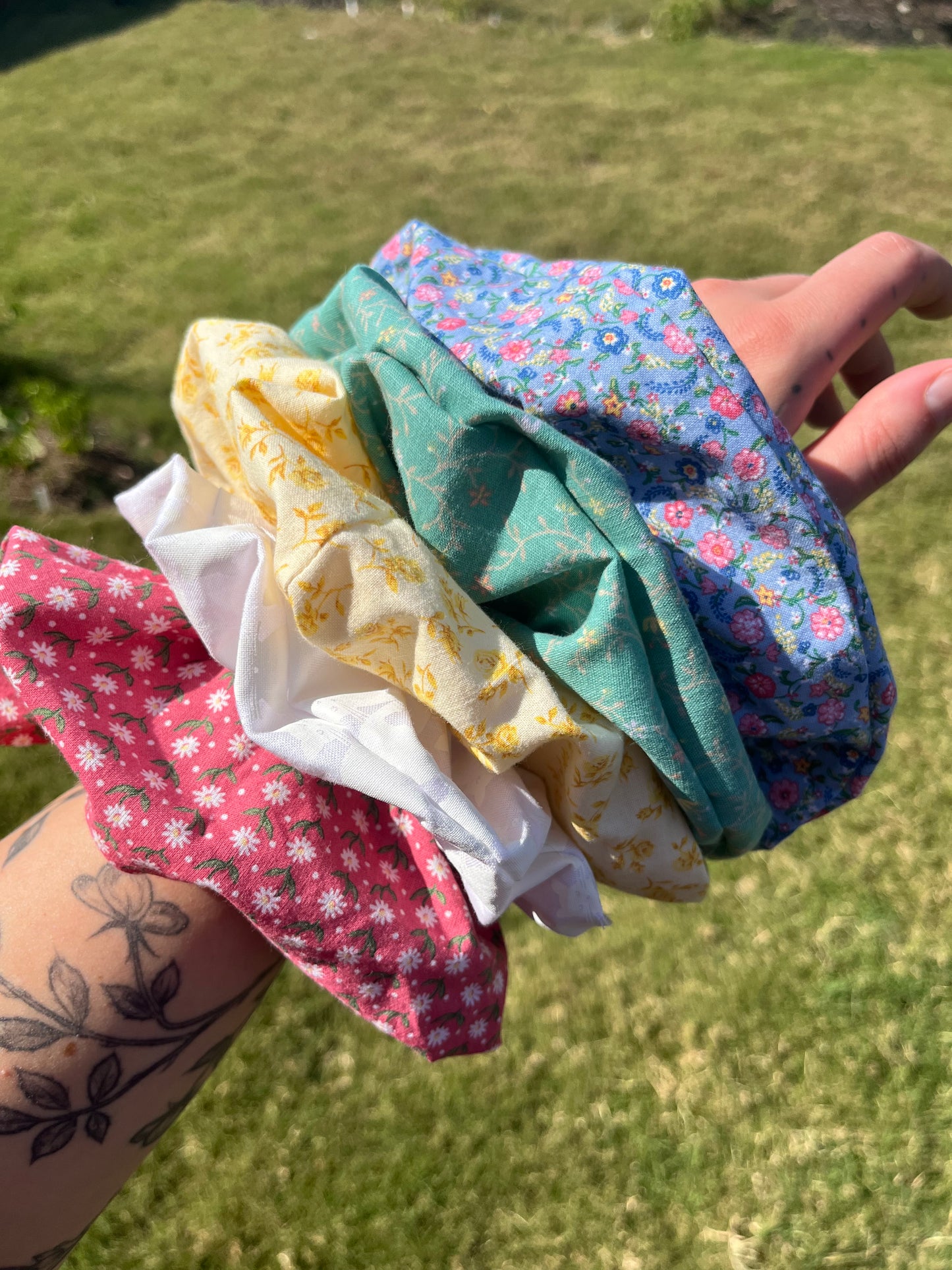 Extra Poufy Spring Scrunchie!