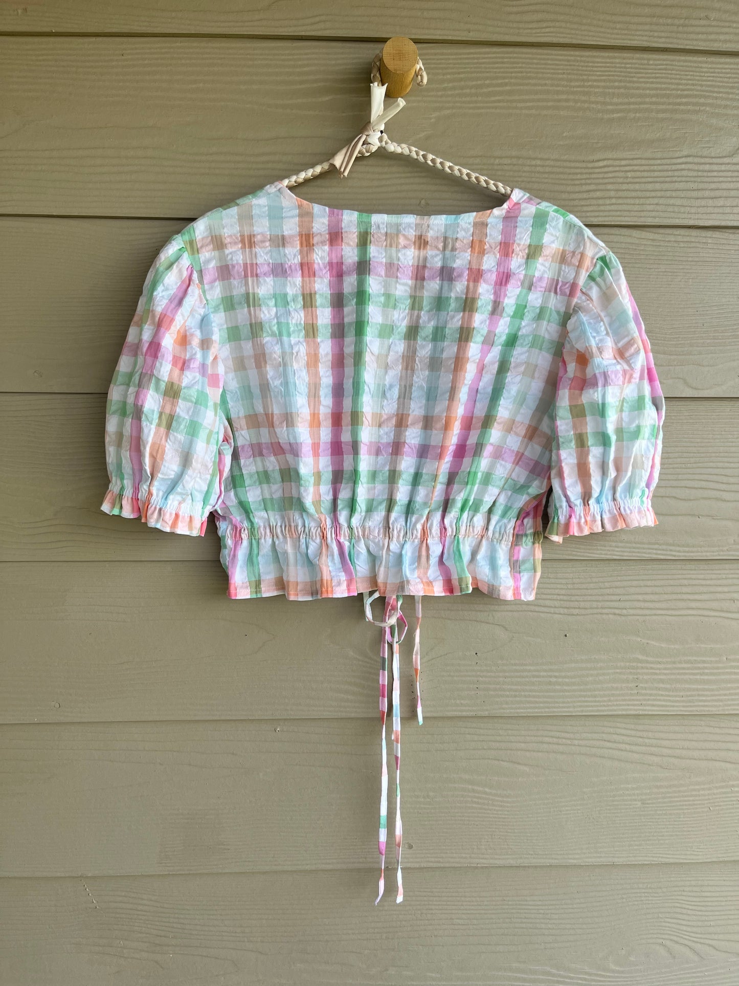 The Tania Tie-Front Blouse | L
