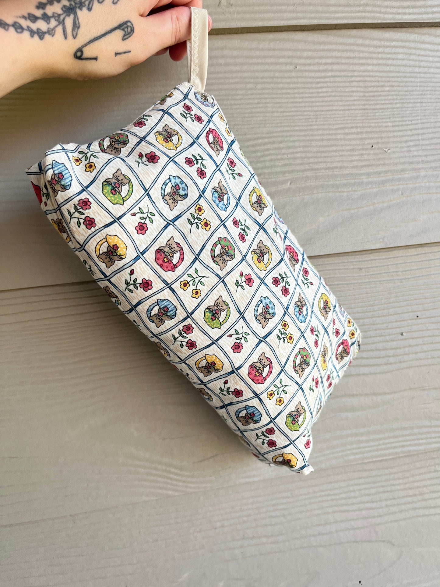 Basket Cats Zipper Pouch