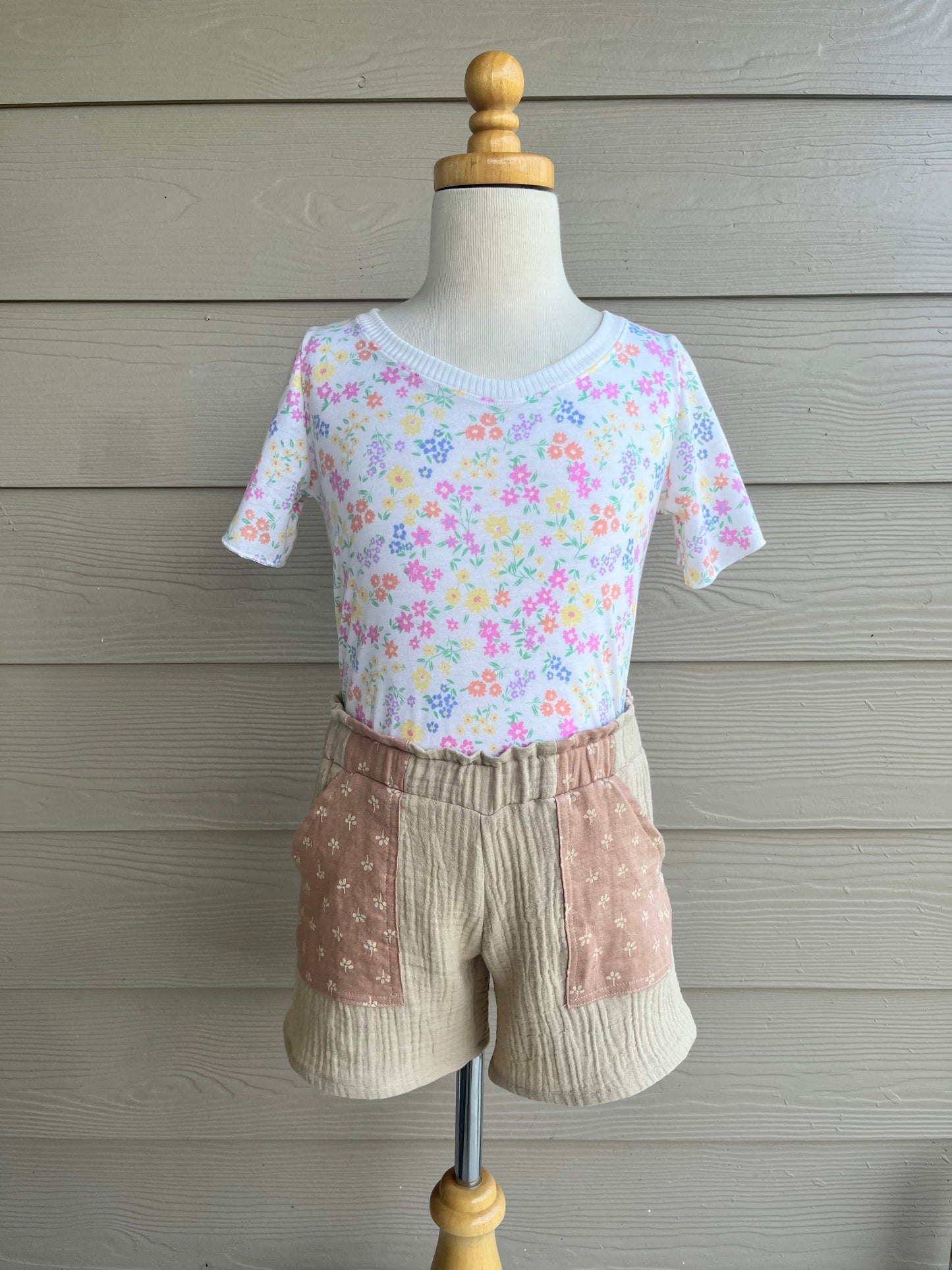 Girls Hi-Lo Swing Tee | Multi Floral