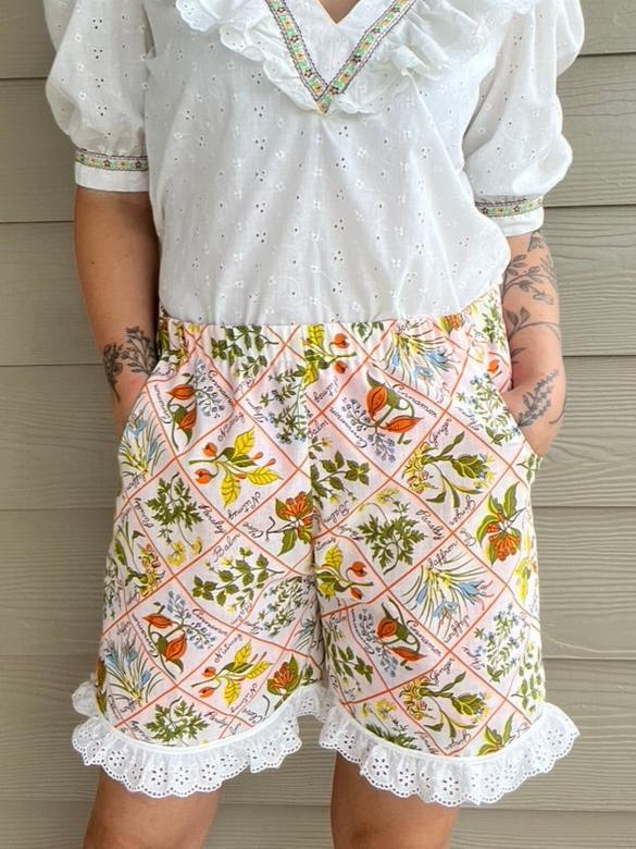 Spicy Tea Towel Shorts