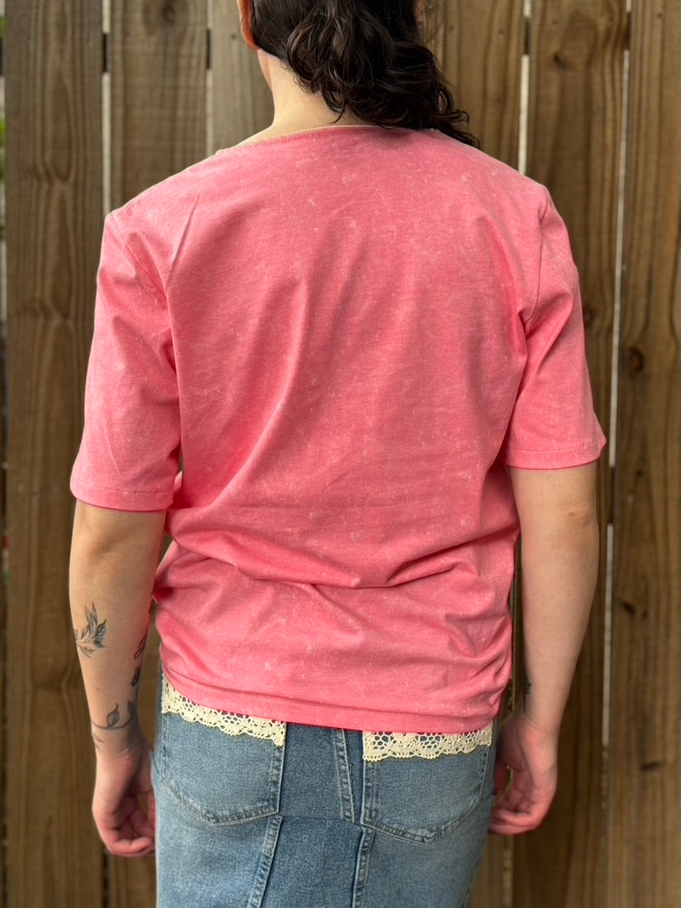 Unisex Boatneck Boxy Tee | Optional Custom Pocket