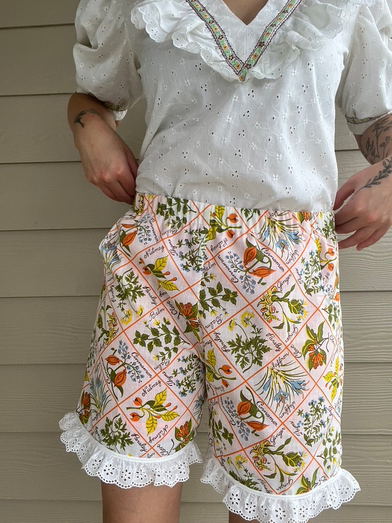 Spicy Tea Towel Shorts