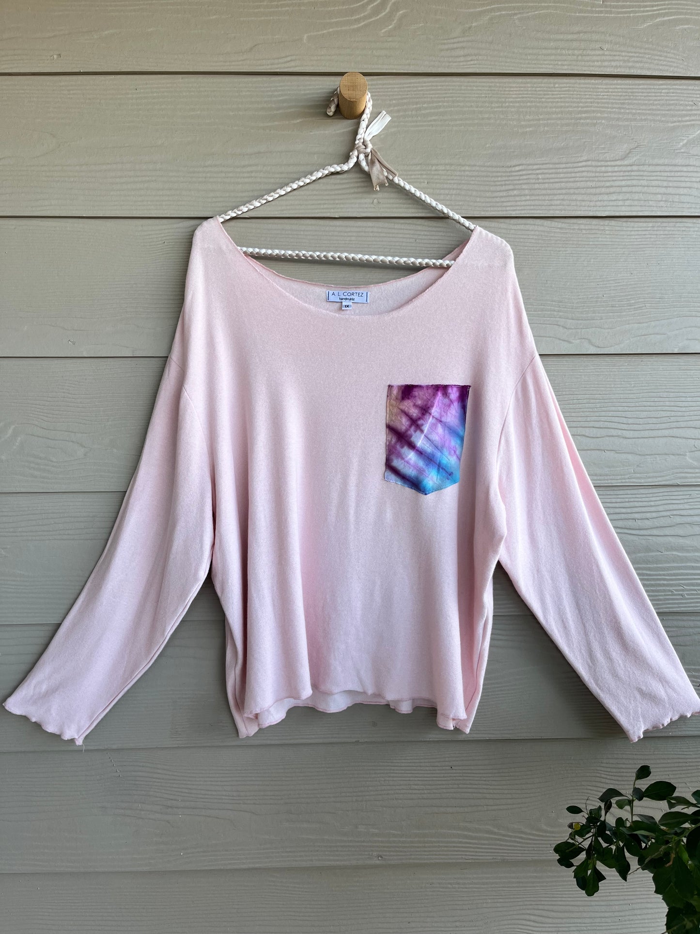 The Sofia Lounge Top | Light Pink | XL