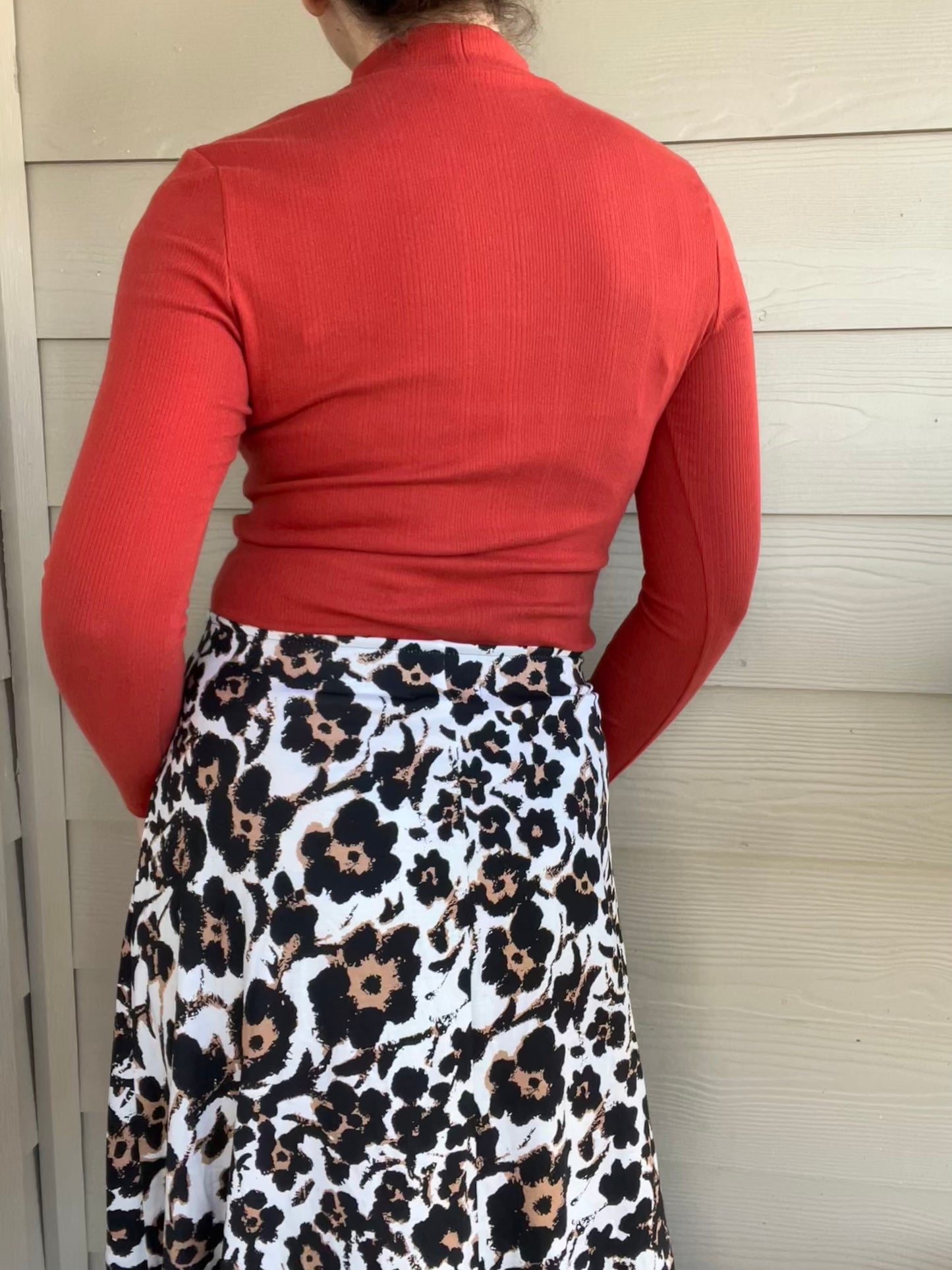 The Tally Cheetah Wrap Skirt | M