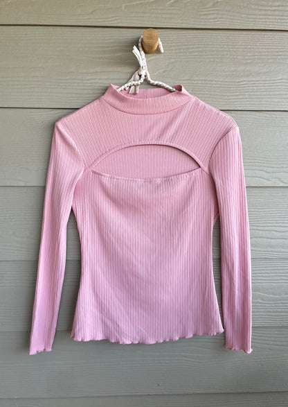 The Delainey Cutout Top | Light Pink | XS