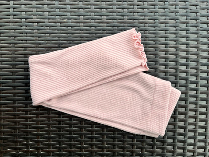 Girls Brushed Leggings | Soft Pink