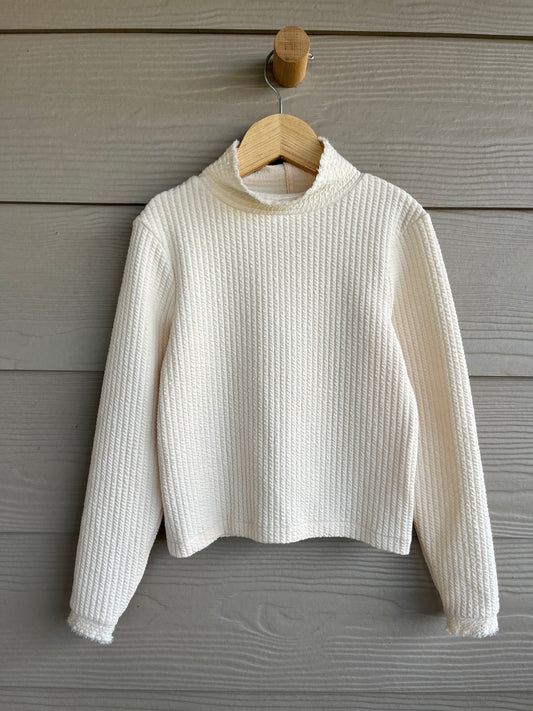 Girls Textured Mockneck Top | 6