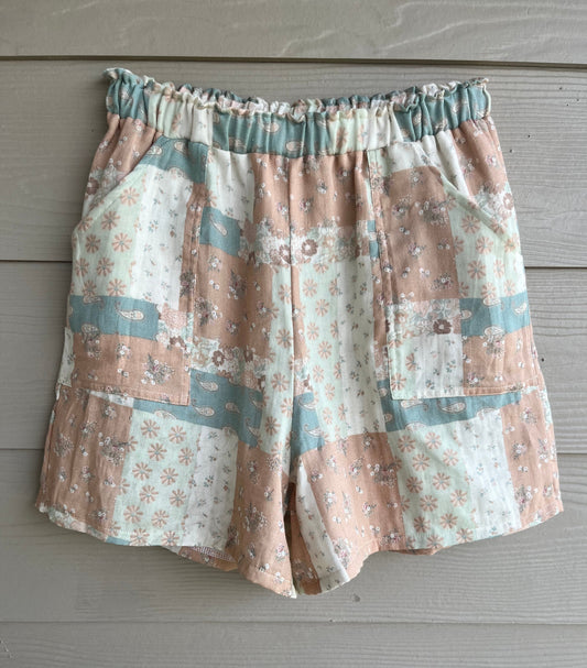 Womens’ Cotton Patchwork Shorts