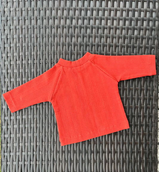 Baby Rib Tee | Burnt Orange