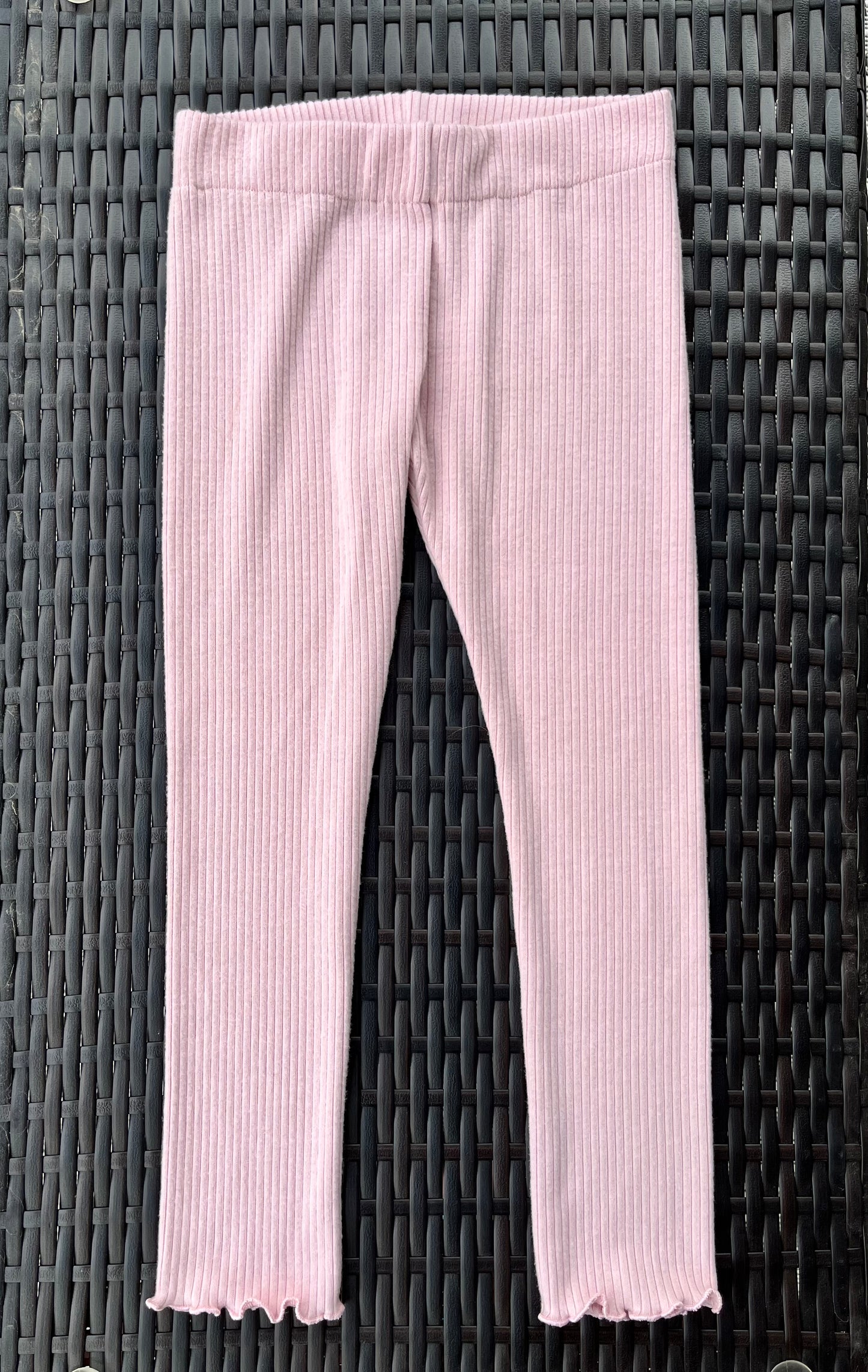 Girls Brushed Leggings | Soft Pink