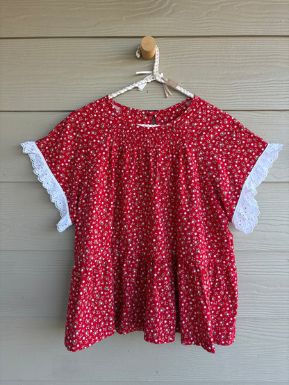 Upcycled Swing Blouse | L