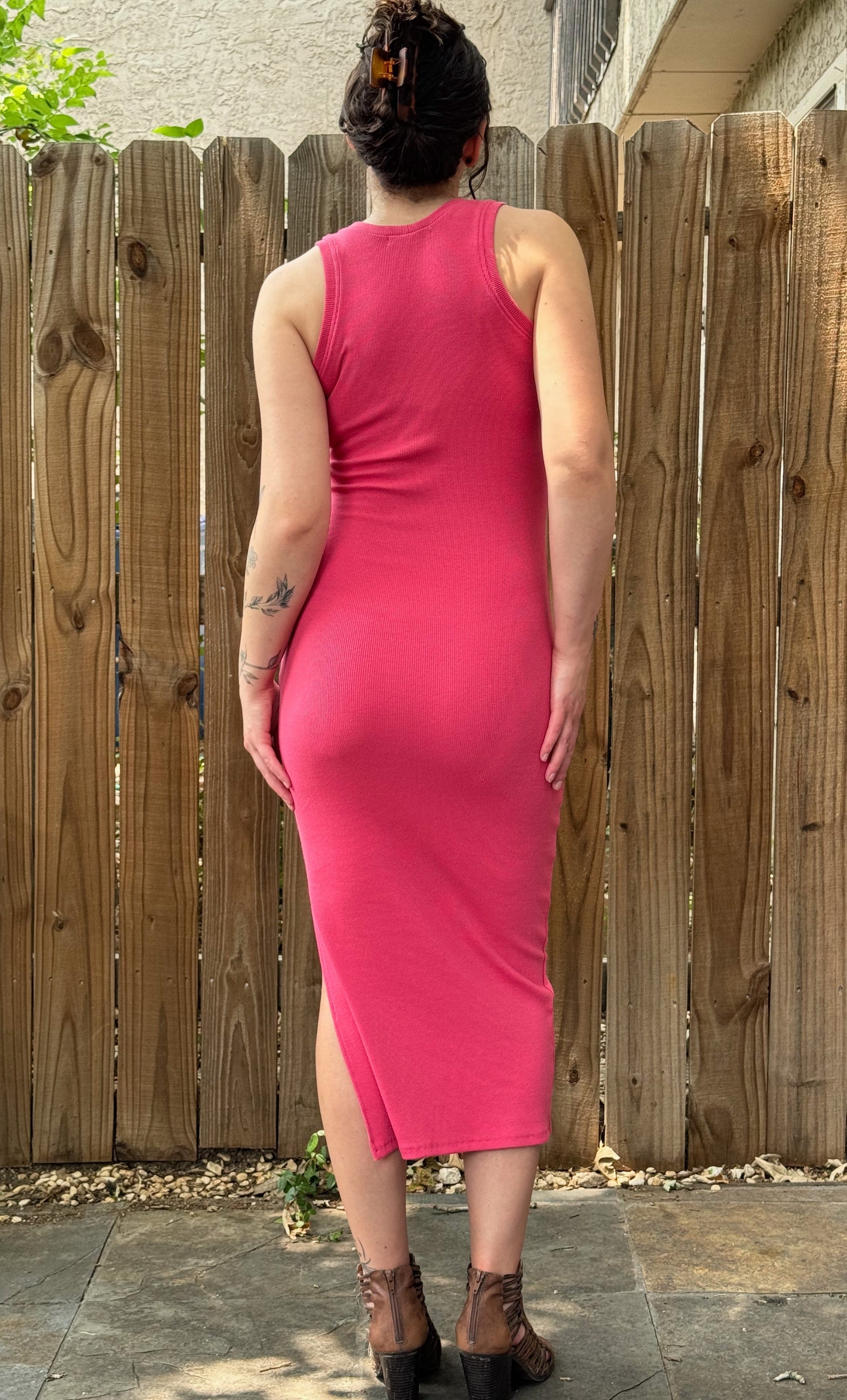 The Elle Ribbed Bodycon Dress