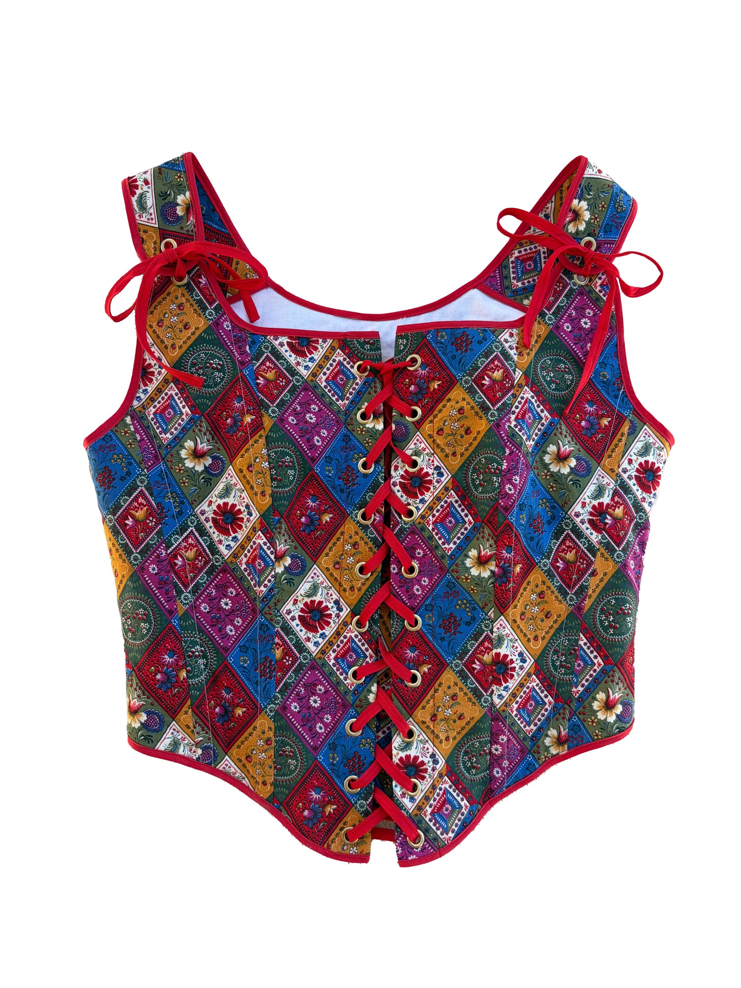 Court Jester Cowgirl Corset | Made to Measure
